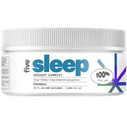 knockout sleep 5mg thc gummies