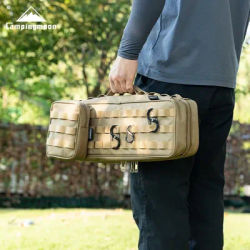 CAMPINGMOON Outdoor Equipment Waterproof Multifunctional Double-layer Tactical Bag Camping Sub Packaging Portable Storage Bag