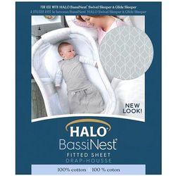 HALO BassiNest Fitted Sheet - Morning Mist