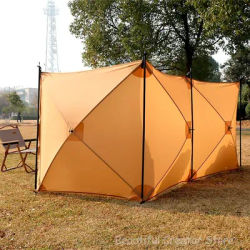 Large Folding Windproof Shield Camping Outdoor Windscreen Large Camp Tent Windshield Large Panel Camping Equipment