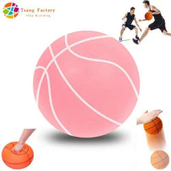 Indoor Silent Basketball No Noise Training Sports Balls PU Foam Bouncing Balls Size 3/5/7 Mute Basketball for Children Sport