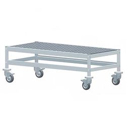 Fermod 1R38C12M 38" Fermostock Mobile Dunnage Rack w/ 800 lb Capacity, Aluminum