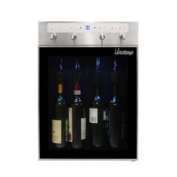 Vinotemp VT-PRWINEDIS4S WineSteward Wine Dispensing System - 4 Taps, 120v, Silver