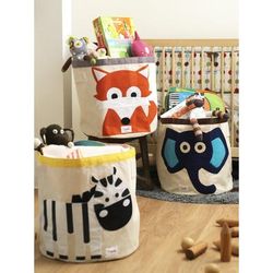 3 Sprouts Storage Bin - Fox Orange