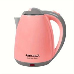TEMU Pancerka 1.8l Fast Boiling Electric Kettle - 1500w, Auto Shut Off, Anti-scald Design For , Stainless Steel, Uk Plug, Hot Water Heater For 4.45-7.0f, Kettle Warmer