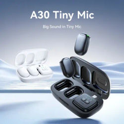 Ulanzi A30 Tiny Mic Wireless Lavalier Microphone for livestream Outdoor Vlog for Smartphone Android