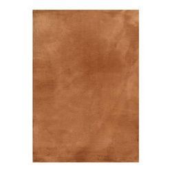 Tappeto imitazione pelle di coniglio molto morbida terracotta 200x290
