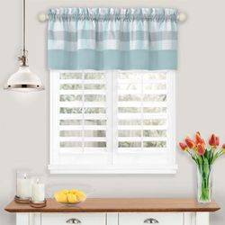 Hunter Valance by BrylaneHome in Icy Blue