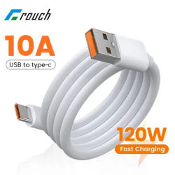 10A 120W Fast Charging Data Cable USB C To USB Type C Cable For Samsung Xiaomi Huawei Mate 40 50 Quick Charge USB C Cables