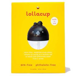 Lollaland Lollacup Infant & Toddler Straw Cup - Black