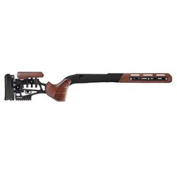 Woox Furiosa Chassis Walnut Wood/Aluminum Chassis W/Adjustable Cheek Fits Remington 700 M5 DBM Long Action 31in OAL Ambidextrous