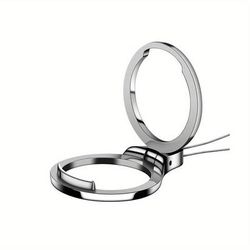 TEMU 2in 1 Finger Ring Lanyard For Mobile Phone Universal Metal Mobile Holder Metal Stand Ring Hang Rope Phone Accessory