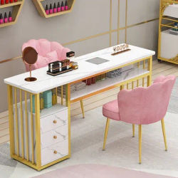 Nordic Modern Salon Station Set Manicure giapponese Nails Designer Furniture Nail Equipment Table Onglerie Professionnel