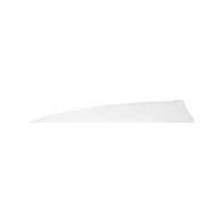 Gateway Shield Cut Feathers White 4 in. RW 100 Pk. 400RSSFW-100