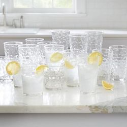 16-Pc. Hemby Glassware Set by BrylaneHome in Clear