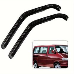 TEMU 2 Pcs Wind Deflectors Window Visors Weather Sun Guard Rain Deflector For Vw For Transporter T4 Mk4 1990-2003