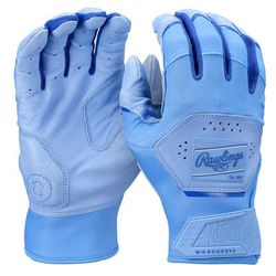 Rawlings Workhorse Adult Batting Gloves Columbia Blue/Royal