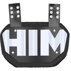 Sports Unlimited Football Back Plate Him Silver