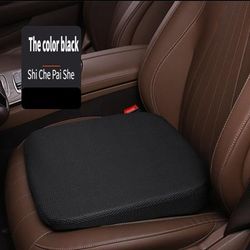 TEMU Car Seat Heightening Cushion, Tilted Thickened Cushion, Filling Seat , Breathable Material, Sponge Filling, Special Thickening And Heightening Cushion For Short People
