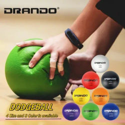 Dodgeball, 6.3 inch Skin Foam Dodgeball, Low Bounce, Handball, Kickball, Playground Ball, Team ball Sports, Soft Skin