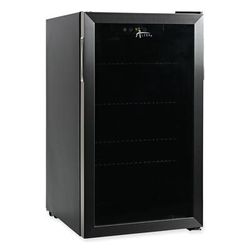 Alera RFBC34 3.2 Cu. Ft. Beverage Cooler, Stainless Steel/Black ALERFBC34