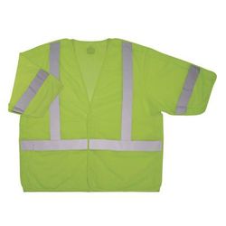 Ergodyne 23053 GloWear 8315BA Class 3 Hi-Vis Breakaway Safety Vest, Small to Medium, Lime, Ships in 1-3 Business Days EGO23053