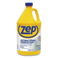 Zep Inc. ZUBAC128CT Antibacterial Disinfectant, Lemon Scent, 1 gal, 4/Carton - Case of 4