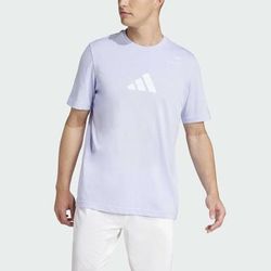 adidas Tennis Graphic Tee 2025 Men's Tennis Apparel Violet Tone