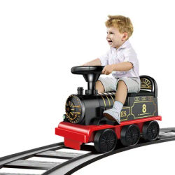 Jouet d'équitation pour enfants, modèle électrique classique, peut transporter un petit Train, voiture sur Rail, trotteur pour bébé, poussette, jouets pour garçons