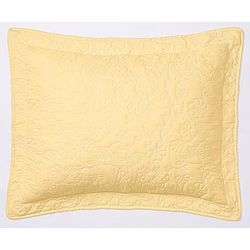 Anna Sham by BrylaneHome in Banana (Size KING)
