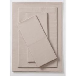 Percale Cotton Sheet Set by Homestyles in Silver Peony (Size FULL)