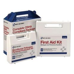 First Aid Only 228-CP First Aid Kit for 50 People, 229 Pieces, ANSI/OSHA Compliant, Plastic Case FAO228CP