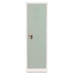 AdirOffice Steel Storage Locker, 1 Compartment, 15 x 15 x 48, Misty Green (ALHI62901MGRN)