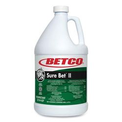 Betco 3140400 Sure Bet II Foaming Disinfectant, Citrus Scent, 1 gal Bottle, 4/Carton - Case of 4 BET3140400