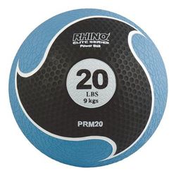 Champion Sports Rhino Elite Medicine Ball, 20 lb, Blue (CSIPRM20)