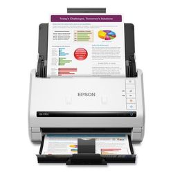 Epson B11B262201 DS-770 II Color Duplex Document Scanner, 600 dpi Optical Resolution, 100-Sheet Duplex Auto Document Feeder EPSB11B262201