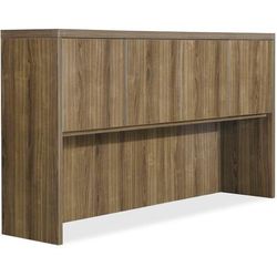 Lorell 34319 Top 1-1/2", Hutch w/Drs 15" x 72" x 37", Walnut LLR34319