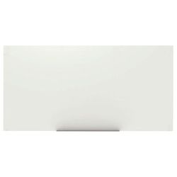 Luxor Magnetic Wall-Mounted Glass Board, 96" x 48", White Surface, Frameless (LXOWGB9648M)