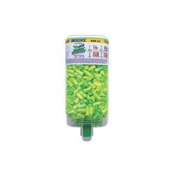 Moldex PlugStation(R) Earplug Dispenser, Disposable Plastic Bottle, Foam Earplugs, Green Swirls, Goin' Green(R) (507-6647)