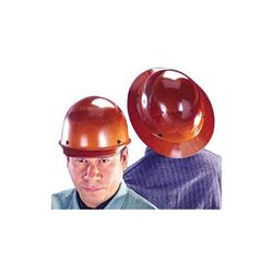 MSA Skullgard Protective Caps and Hats, Staz-On, Hat, Lamp Bracket/Cord Holder, Tan (454-460389)