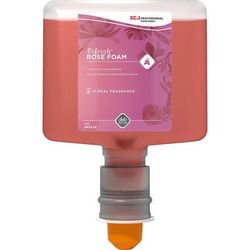 SC Johnson RFW120TF TF Refill Refresh Rose Foam Handwash - Rose Scent - 40.6 fl oz (1200 mL) - Cartridge Dispenser - Dirt Remover, Kill Germs - Skin,