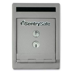 Sentry UC-025K UC025K Safe, 0.23 cu ft, 6 x 12.3 x 8.5, Silver