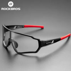 ROCKBROS lunettes de vélo lentille photochromique UV400 Protection solaire lunettes de soleil de vélo lunettes de sport de plein air vtt lunettes de cyclisme sur route