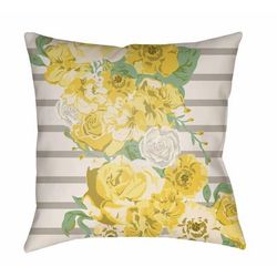 Aleph 16" Square Modern Pillow plush Mint/Ivory/Butter/Bright Yellow/Medium Gray/Yellow/Beige/Green/Gray/Light Silver/Olive/Desert Tan/Mustard/Tan/Desert Sand/Sage Outdoor Throw Pillow - Boutique Rugs