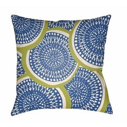 Azdavay 16" Square Modern Pillow Moroccan Plush Off White/Muted Blue/Brass/Nutmeg/Natural Blue/Light Gray/Blue/Marine Blue/Azure/Metallic Silver/Slate Blue/Olive Outdoor Throw Pillow - Boutique Rugs