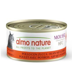 6x70g Chicken with Squash Almo Nature HFC Cat Mousse