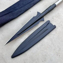 Hot Horticultural Pointed Shovel All Steel Boar Spear Multi Functional, Outdoor Tool, Mountain Cutting Firewood Chopper camping