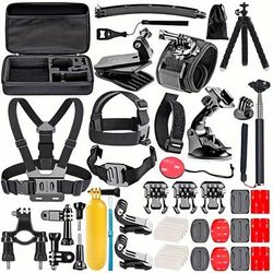 TEMU Sports Camera Accessories Kit For Hero 11 10 6 5 4 3+ / For Max / For Fusion / / Dji Action 1 2 3 4 / / / Yi / Soocoo / Sports Camera Accessories Outdoor Photography