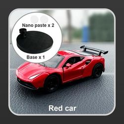 TEMU Creative Car Dashboard Ornament, Metal Shell, 8 Colors Of Sports , Swivels With Vehicle Turns, Nano Glue Adhesive Leaves When , Stable Chassis And Not Easy To Fall Off