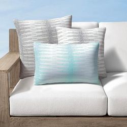 Ortiz Indoor/Outdoor Pillow - Aruba, 20" x 20" Square Aruba - Frontgate